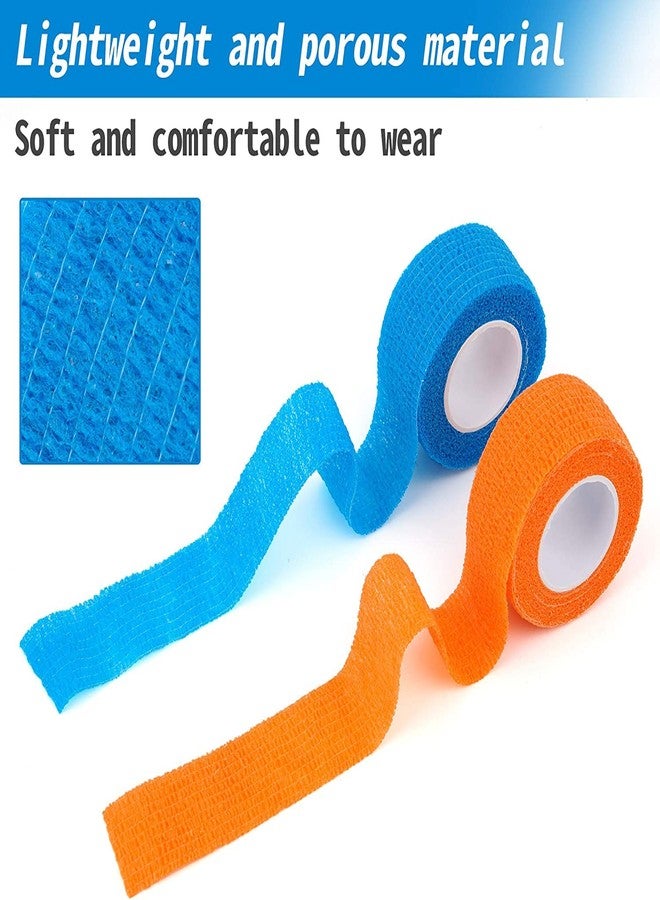Mooerca 24 Pack Self Adherent Cohesive Wrap Bandages 1 Inches X 5 Yards, First Aid Tape, Elastic Self Adhesive Tape, Athletic, Sports wrap Tape, Bandage Wrap for Sports, Wrist, Ankle (Rainbow Color) - Image 4